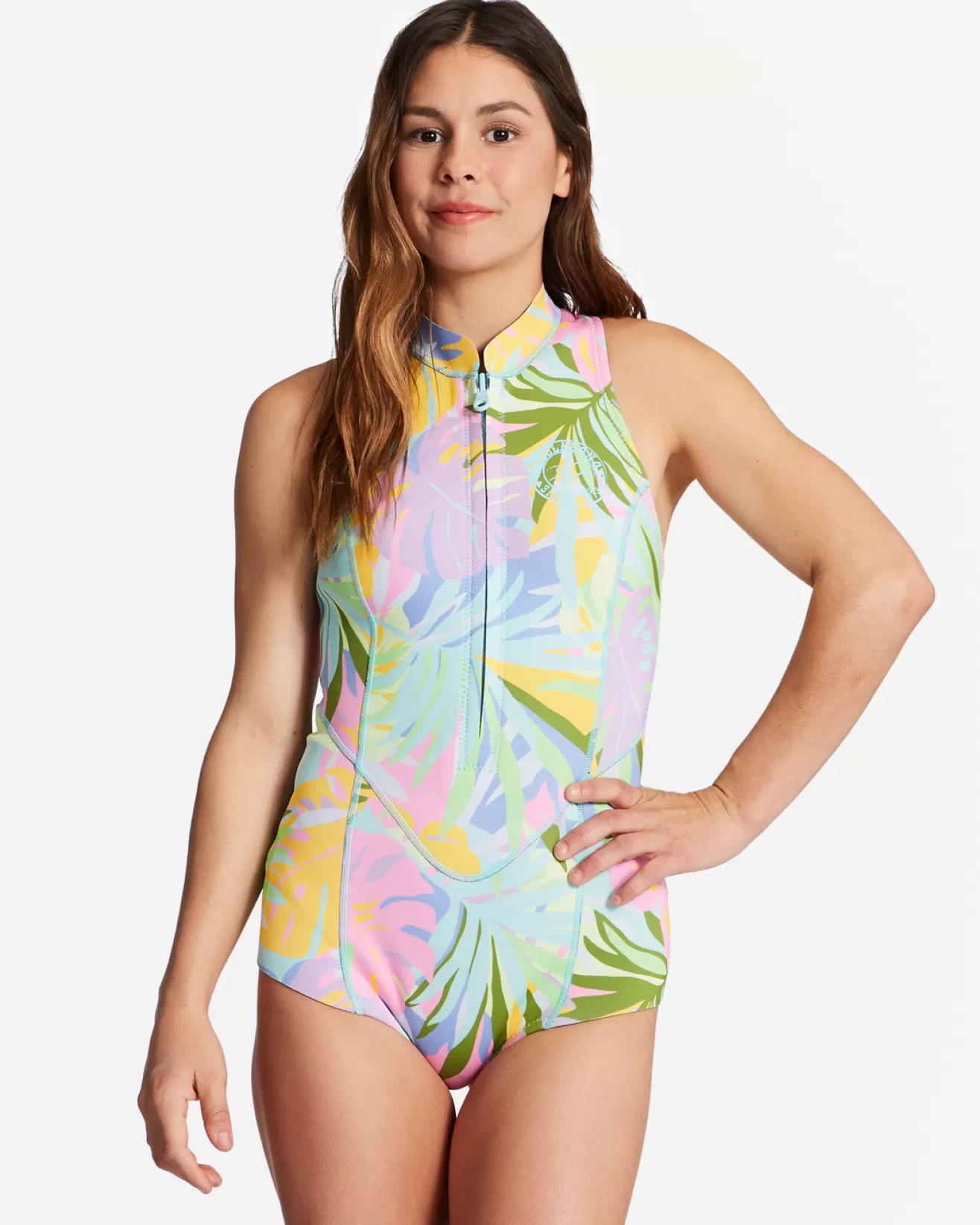 Femme Billabong Shortys | Shortys*1/1mm Salty Days - Springsuit Long Jane court pour Femme