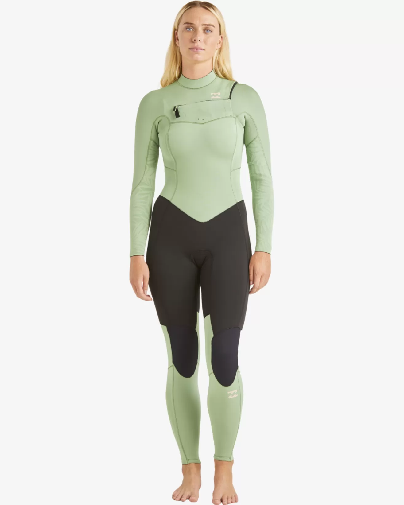 Femme Billabong Combinaisons de Surf Intégrales | Combinaisons de Surf Intégrales*3/2mm Synergy - Combinaison de surf zip poitrine pour Femme