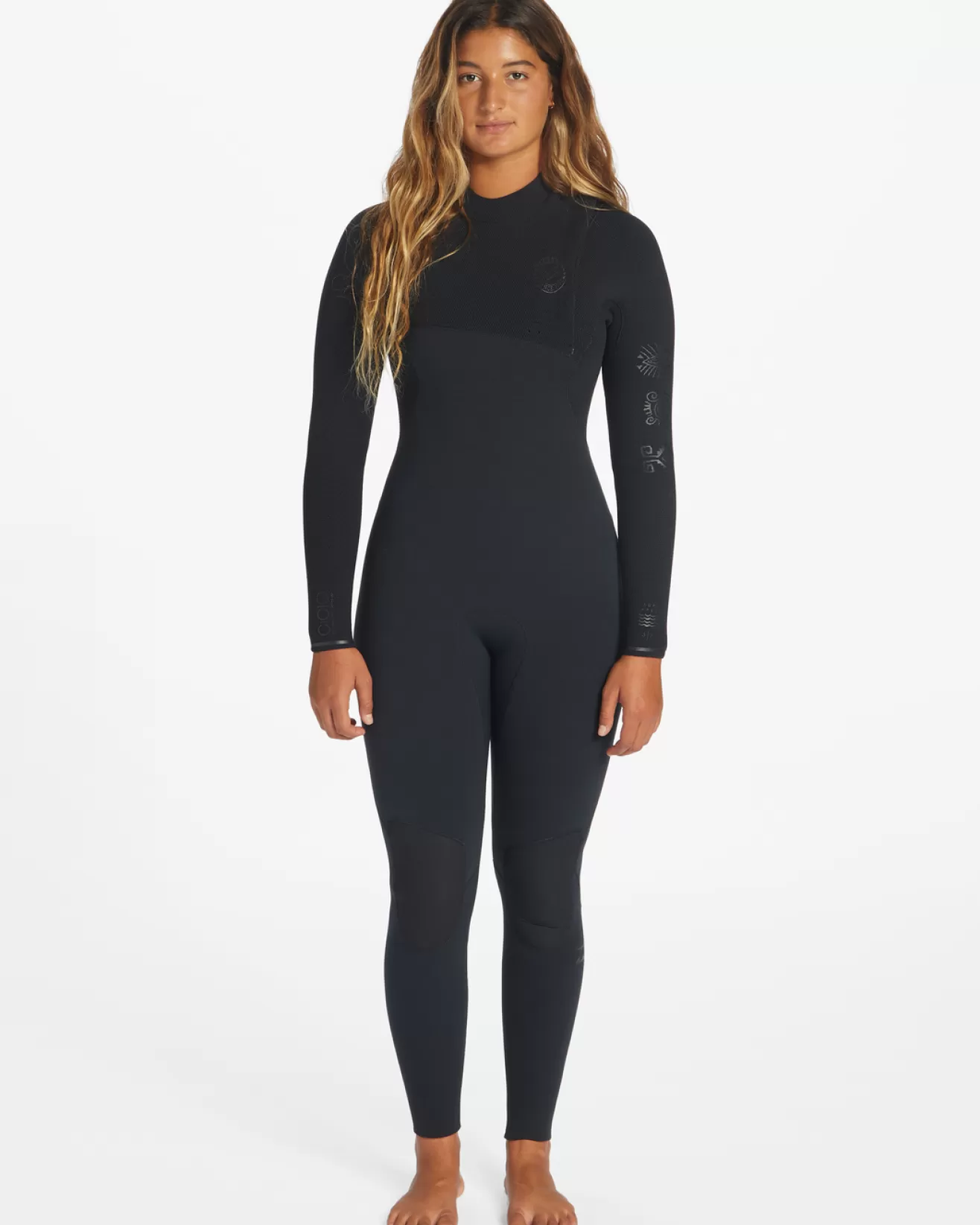 Femme Billabong Tout Le Surf | Combinaisons de Surf Intégrales*4/3mm Salty Dayz Natural - Combinaison Sans Zip pour Femme