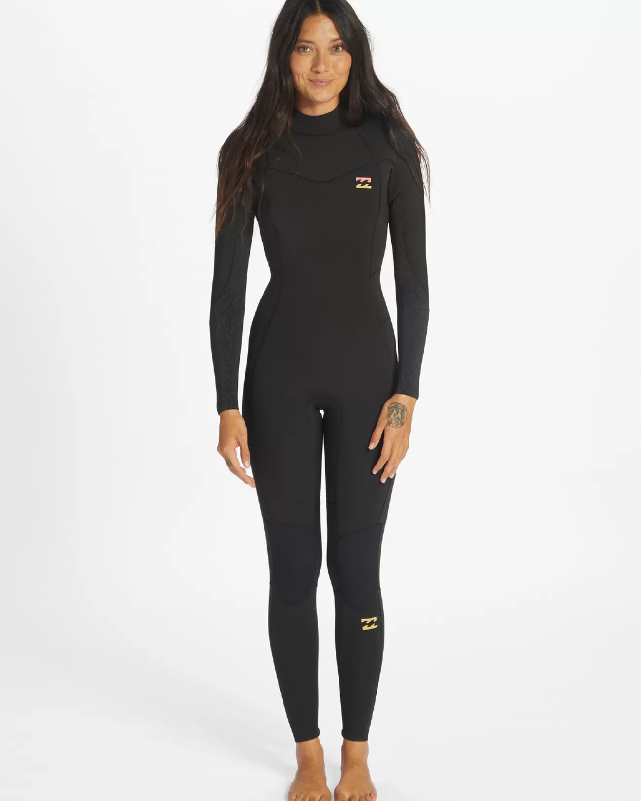 Femme Billabong Combinaisons de Surf Intégrales | Combinaisons de Surf Intégrales*5/4mm Synergy - Combinaison de surf back zip pour Femme