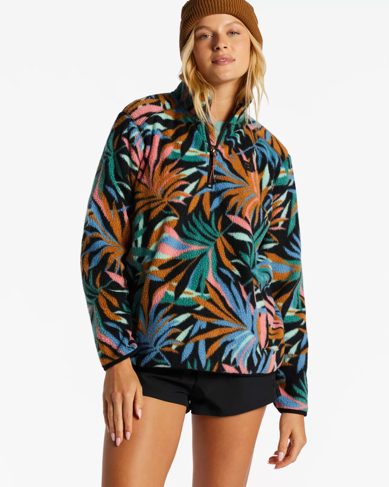 Femme Billabong Tous les Bons Plans Femme | Vêtements*A/Div Boundary - Polaire demi-zip pour Femme