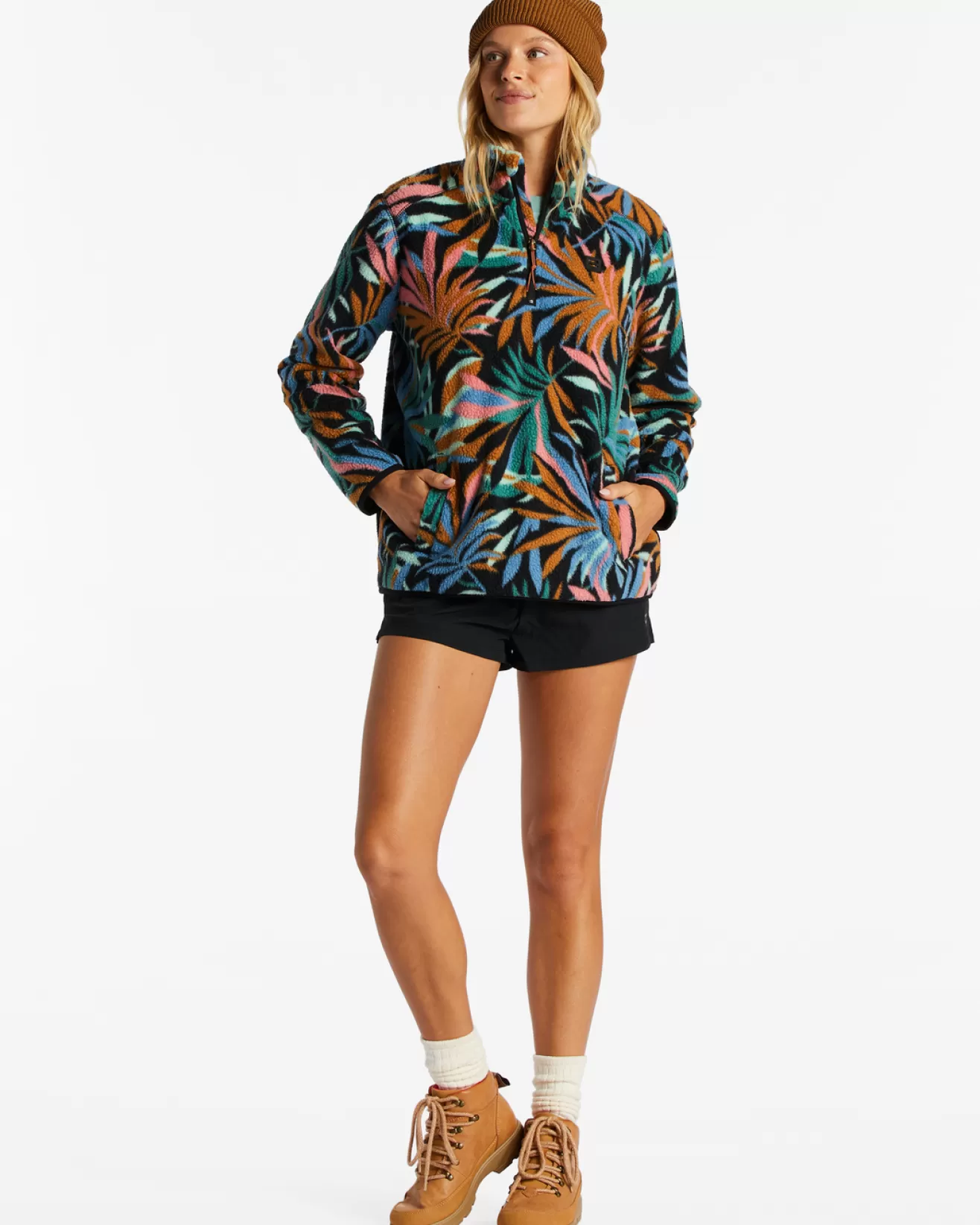 Femme Billabong Tous les Bons Plans Femme | Vêtements*A/Div Boundary - Polaire demi-zip pour Femme