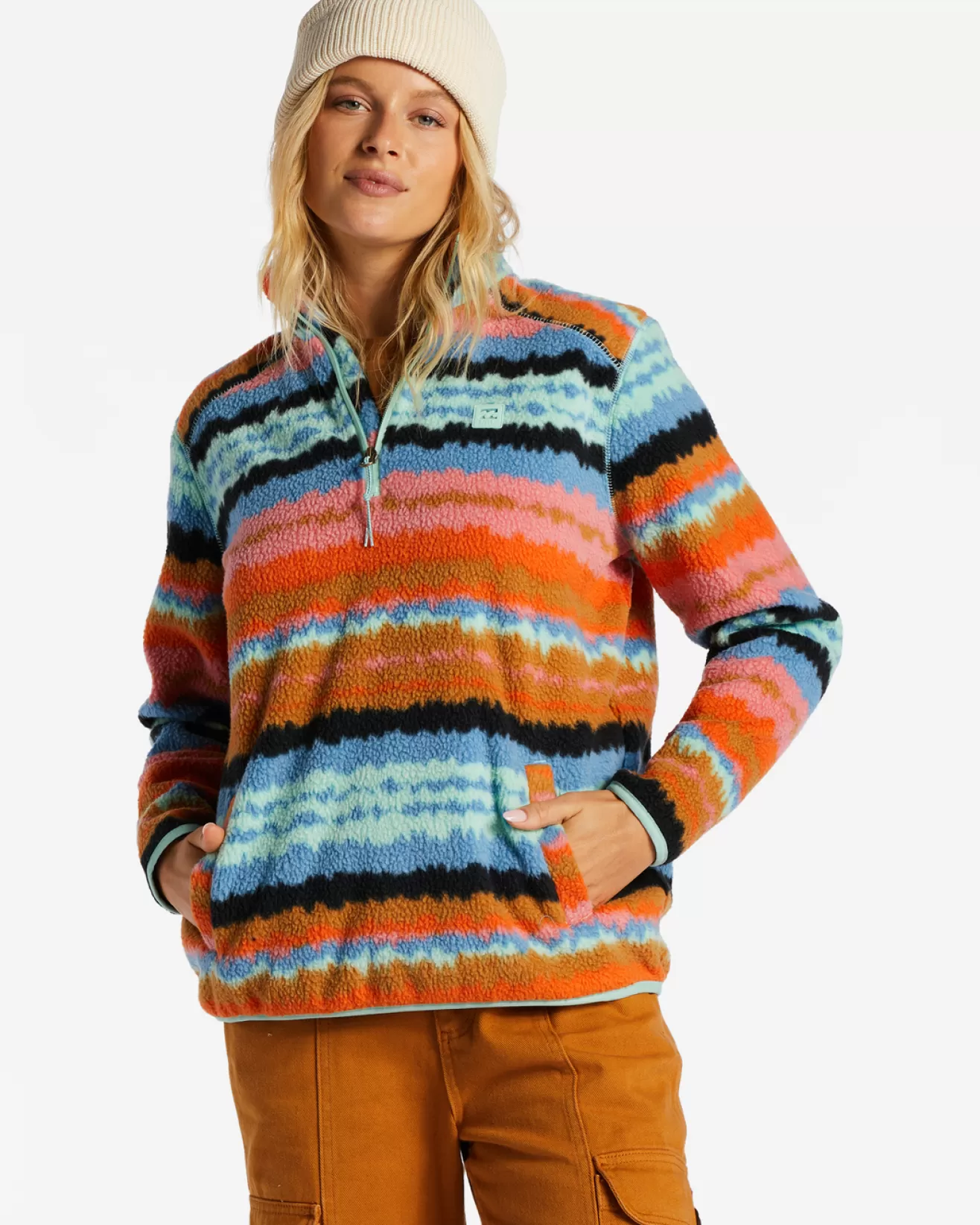 Femme Billabong Tous les Bons Plans Femme | Vêtements*A/Div Boundary - Polaire demi-zip pour Femme