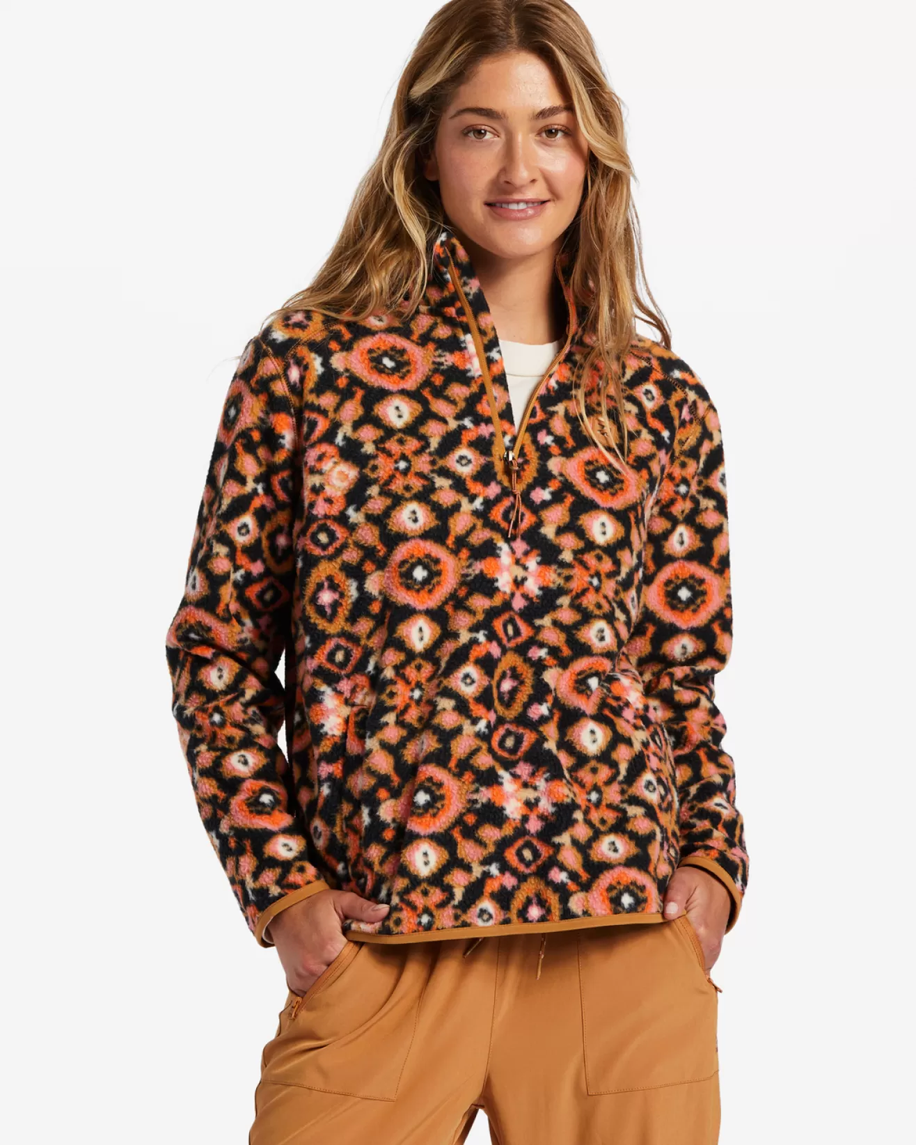 Femme Billabong Tous les Bons Plans Femme | Vêtements*A/Div Boundary - Polaire demi-zip pour Femme