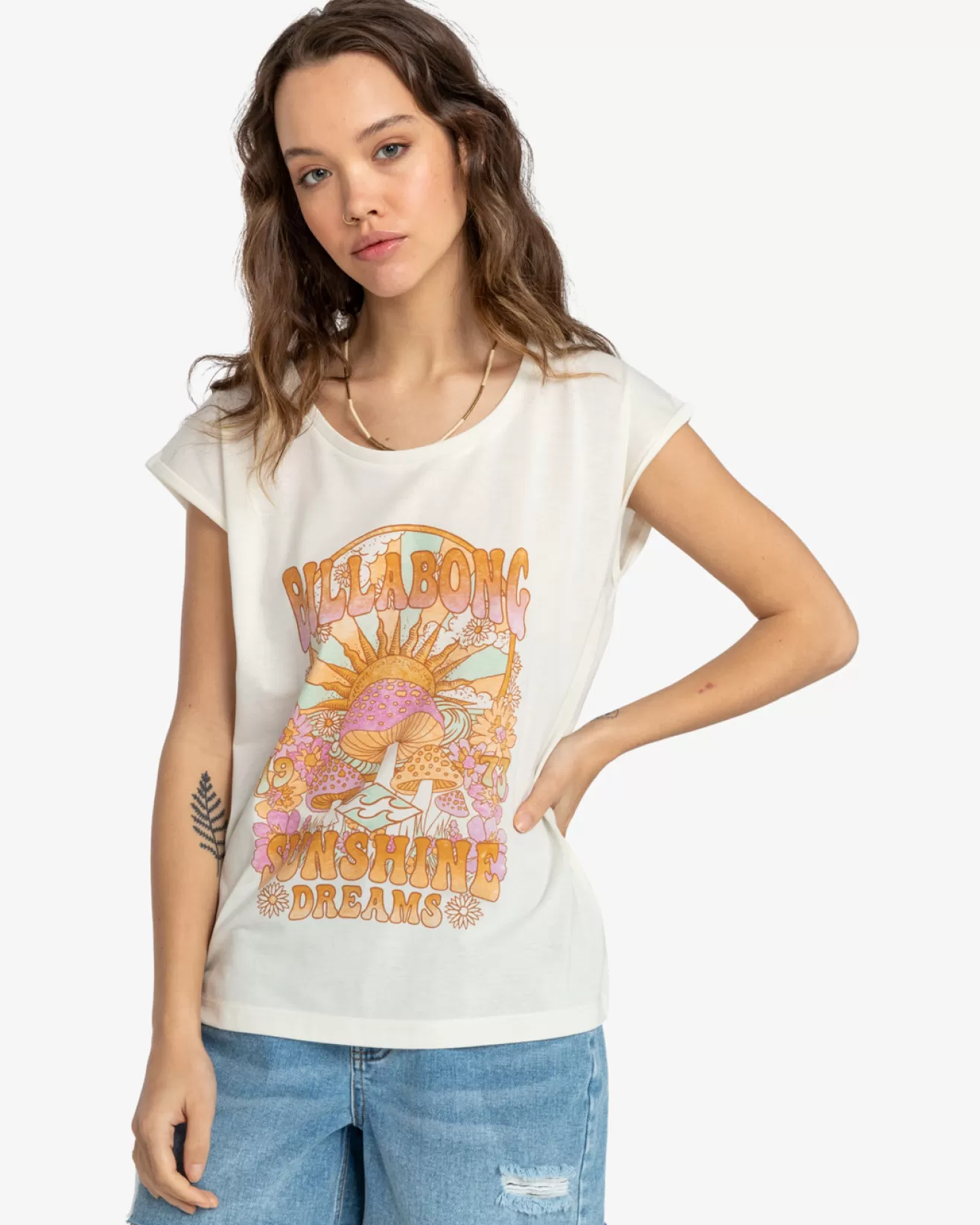 Femme Billabong T-Shirts*All Night - T-shirt à manches courtes pour Femme