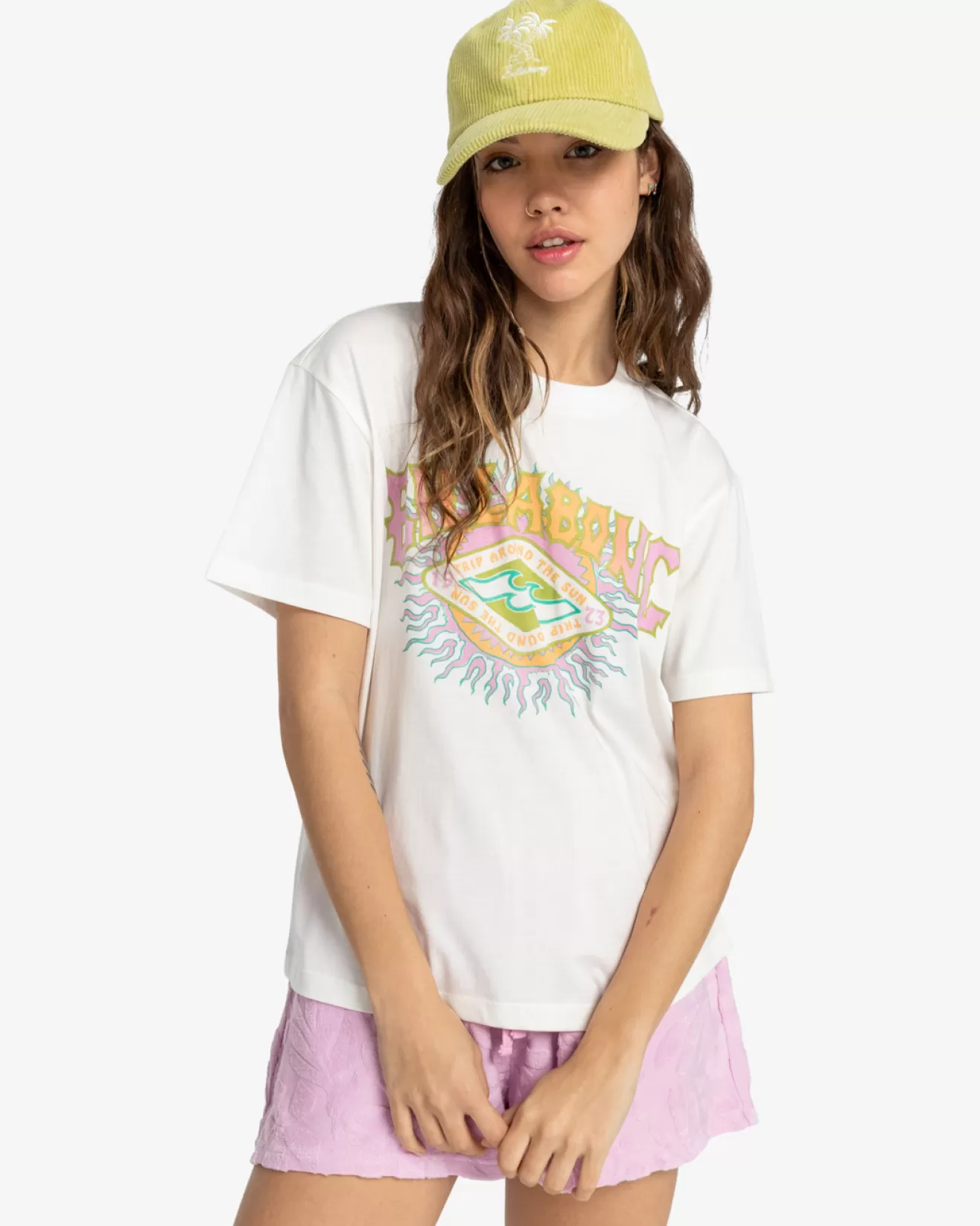 Femme Billabong T-Shirts | Return To Paradise*Around The Sun - T-shirt pour Femme