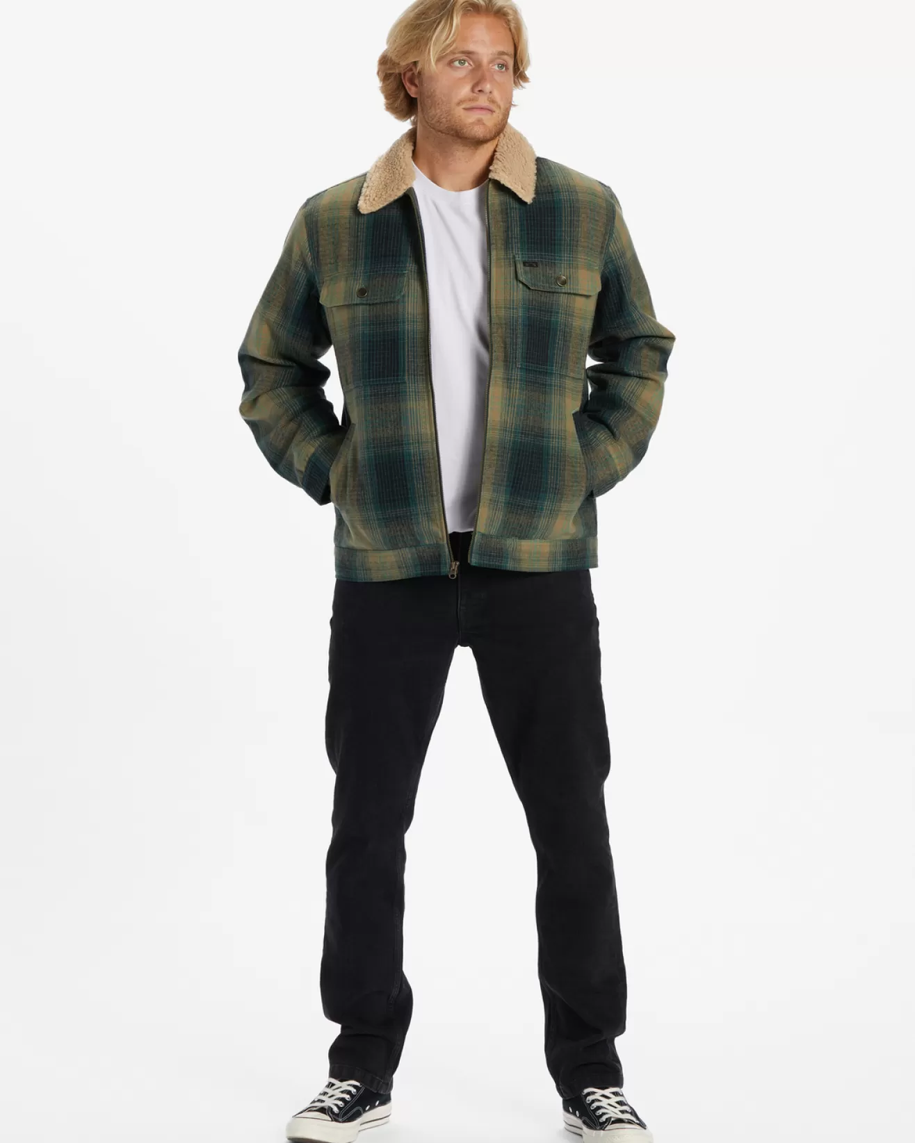 Homme Billabong Tous les Bons Plans Homme | Dernière Chance*Barlow - Veste doublée en sherpa pour Homme