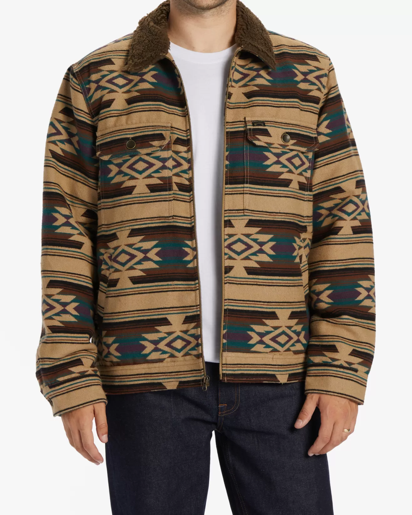 Homme Billabong Tous les Bons Plans Homme | Dernière Chance*Barlow - Veste doublée en sherpa pour Homme