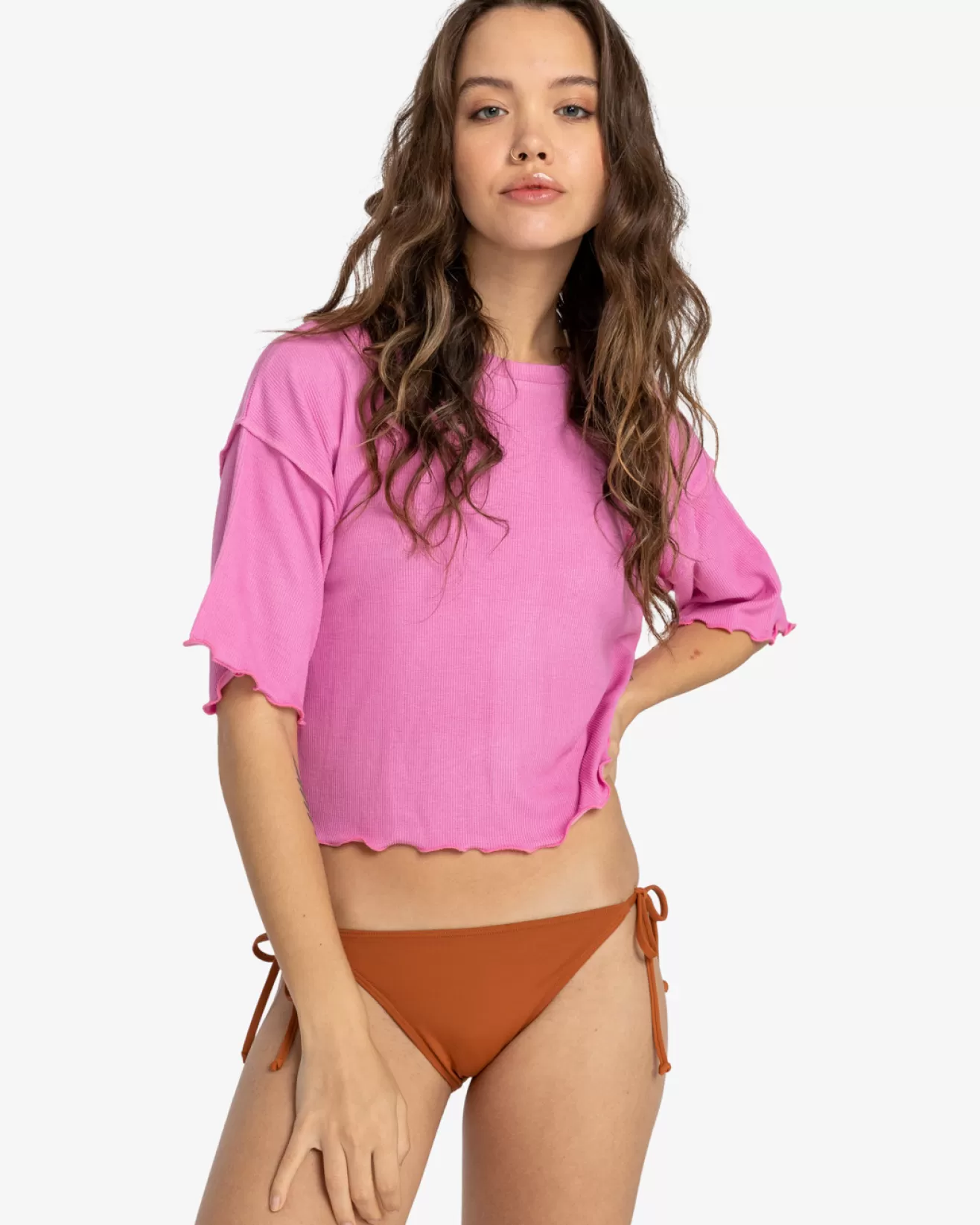 Femme Billabong Vêtements de Plage | Ensembles*Beautiful Morning - Haut crop top ample pour Femme