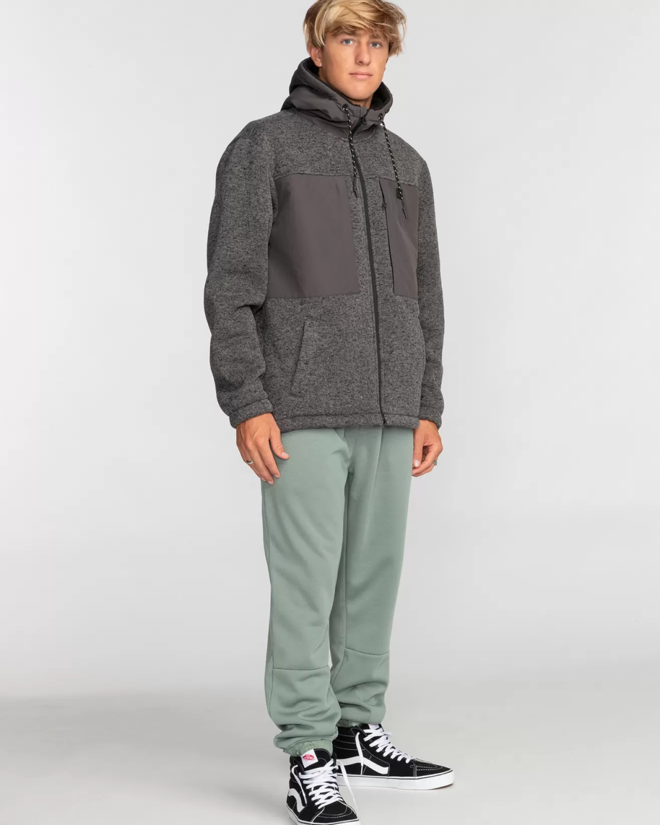 Homme Billabong Tous les Bons Plans Homme | Vêtements*Boundary Sherpa - Sweat à capuche zippé pour Homme