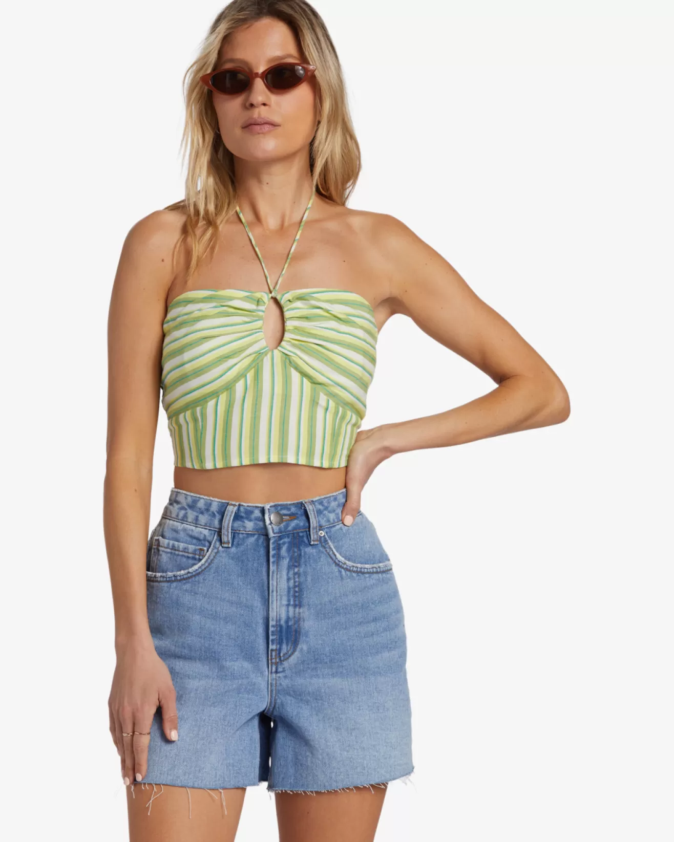 Femme Billabong Tops | Trip Around The Sun*Bright Side - Top court pour Femme