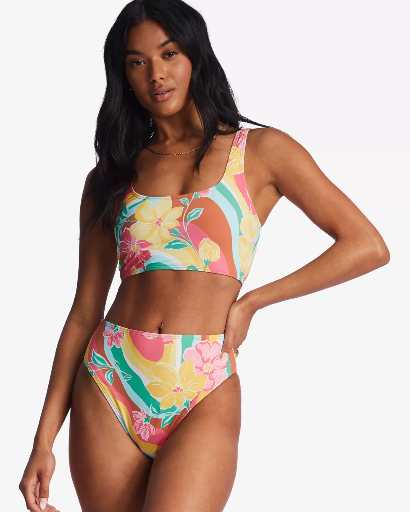 Femme Billabong Tous les Bons Plans Femme | Swim*Chasin Sunbeams Rise - Bas de bikini pour Femme