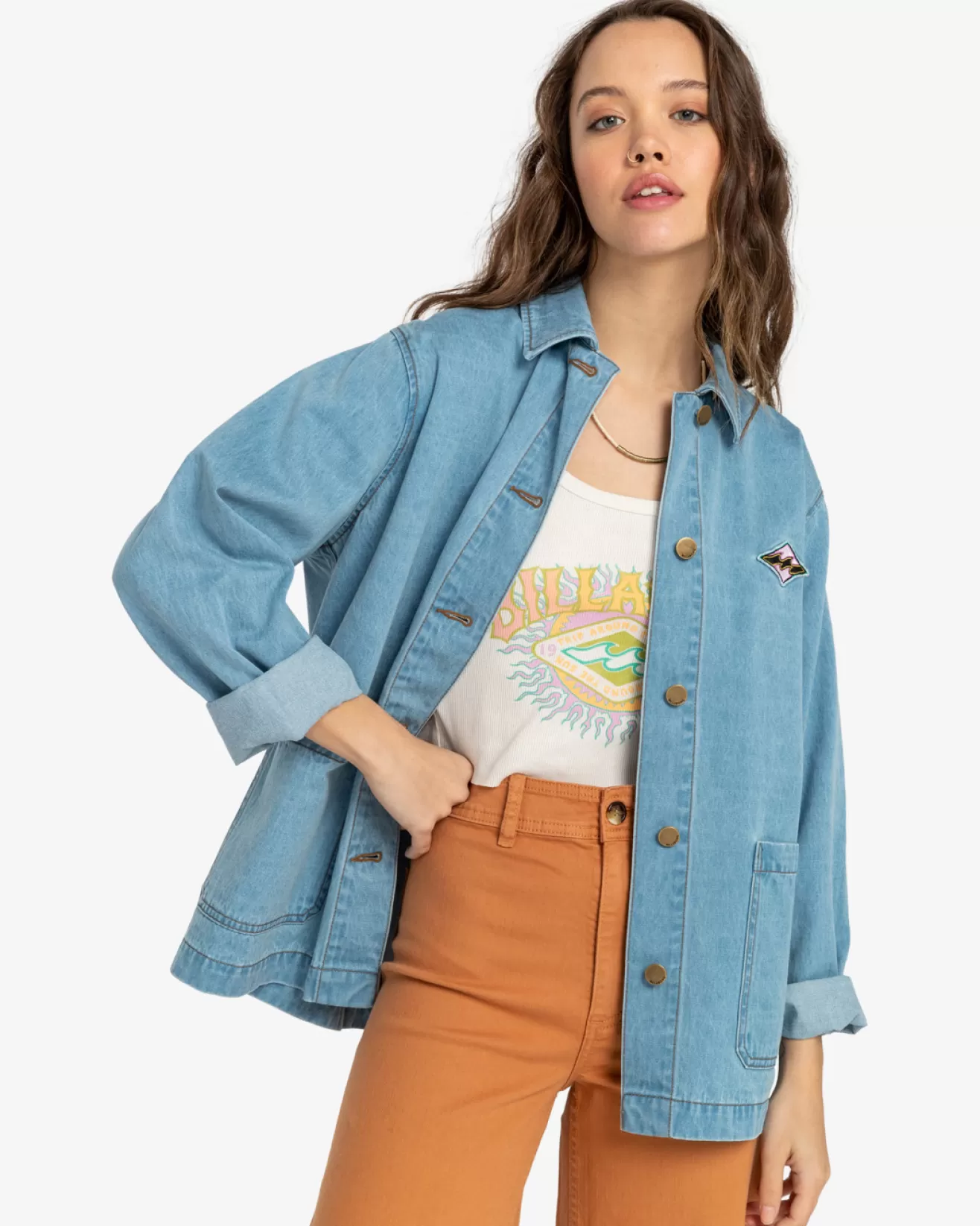 Femme Billabong Trip Around The Sun | Vestes & Manteaux*Endless Night - Veste en denim pour Femme