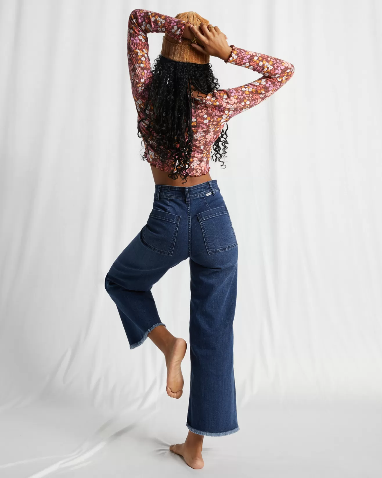 Femme Billabong Jeans & Pantalons | Return To Paradise*Free Fall Indigo - Pantalon ample pour Femme