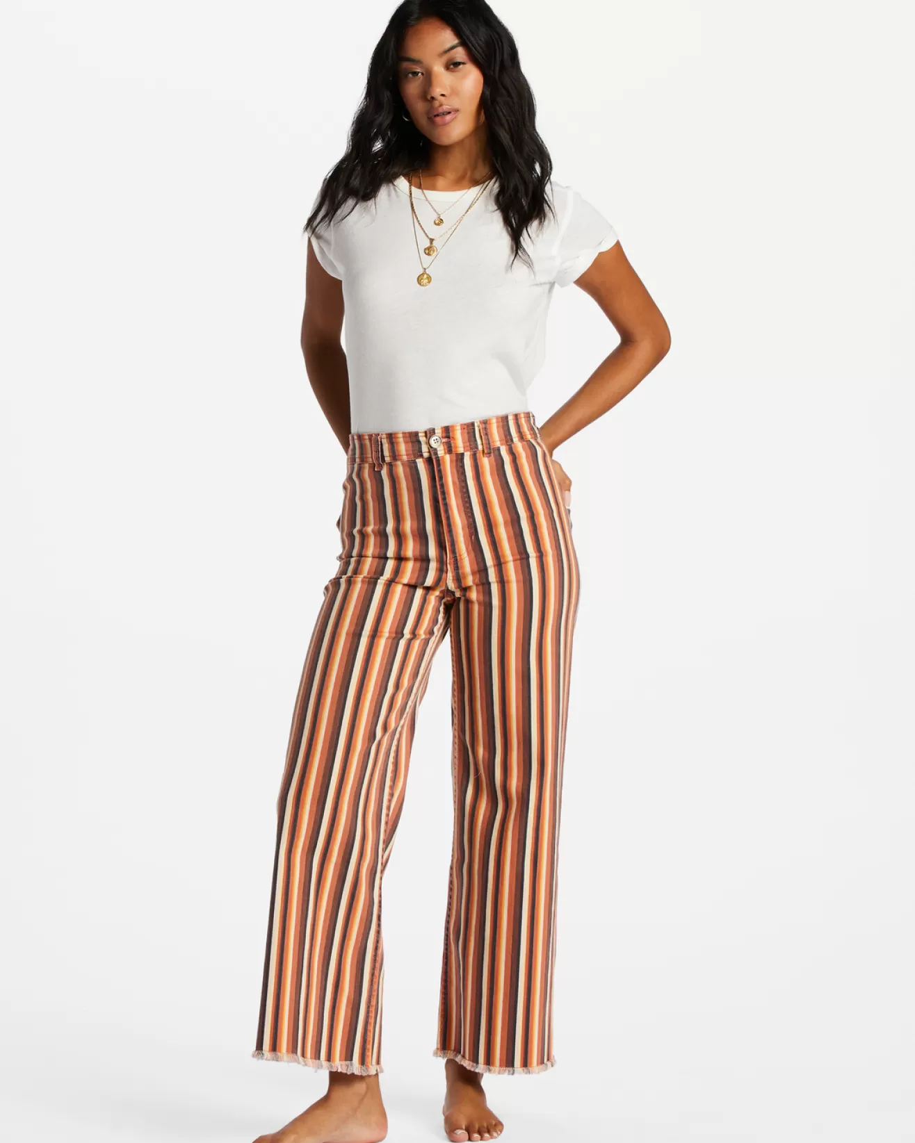 Femme Billabong Tous les Bons Plans Femme | Vêtements*Free Fall Print - Pantalon ample pour Femme