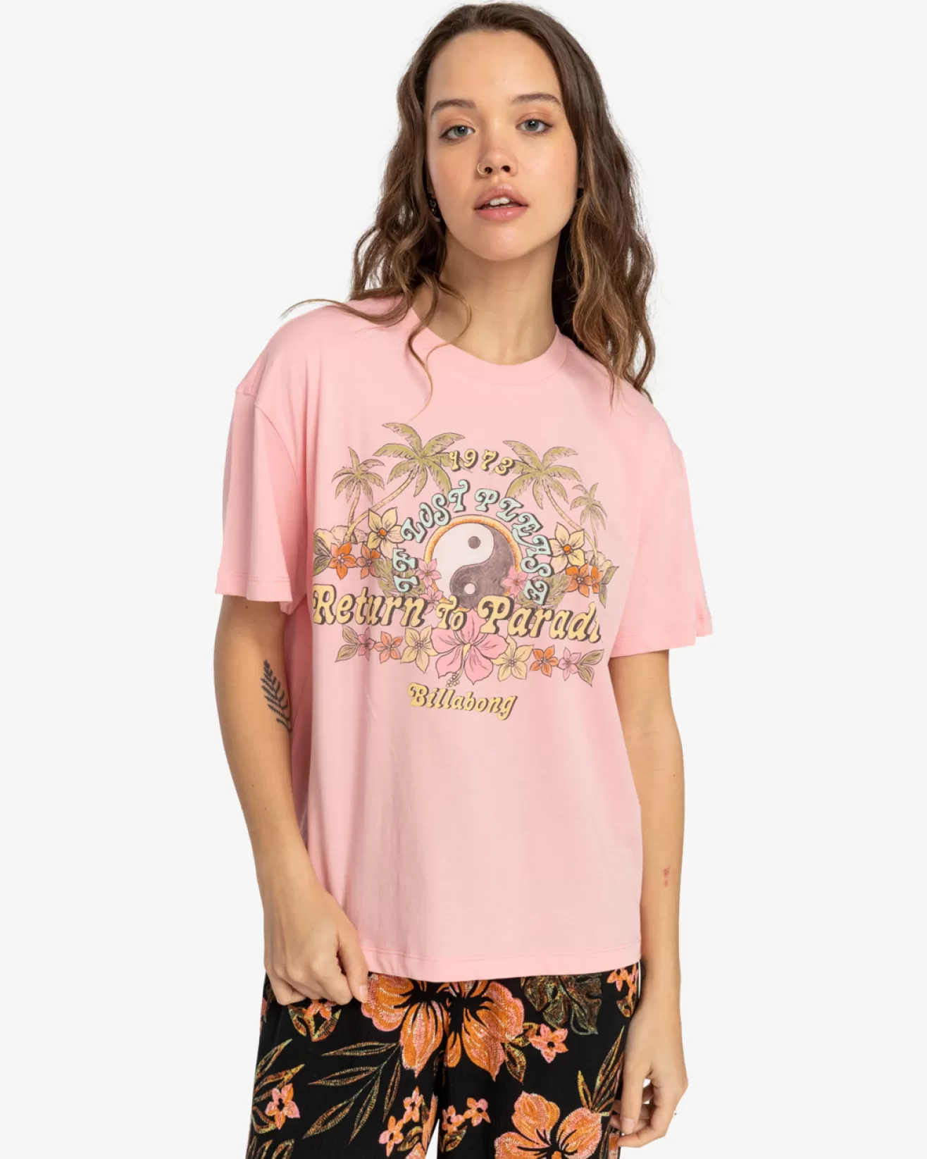 Femme Billabong T-Shirts | Return To Paradise*Never Lost - T-shirt pour Femme