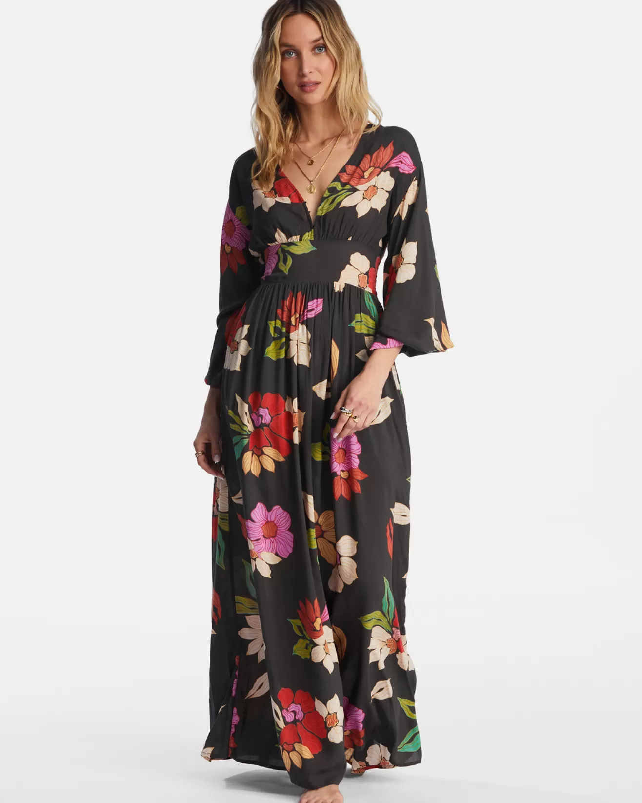 Femme Billabong Tous les Bons Plans Femme | Vêtements*Night Bloom - Robe longue pour Femme