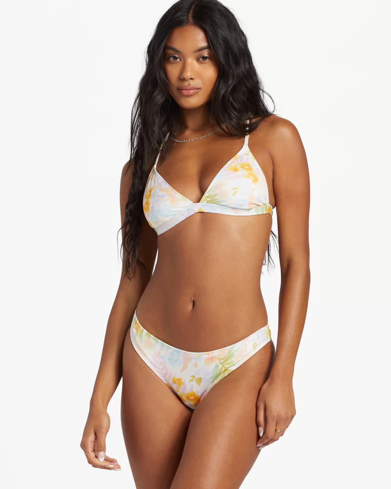 Femme Billabong Bikinis | Billabong Surf Capsule*Peaceful Palms - Haut de bikini coupe Tri pour Femme