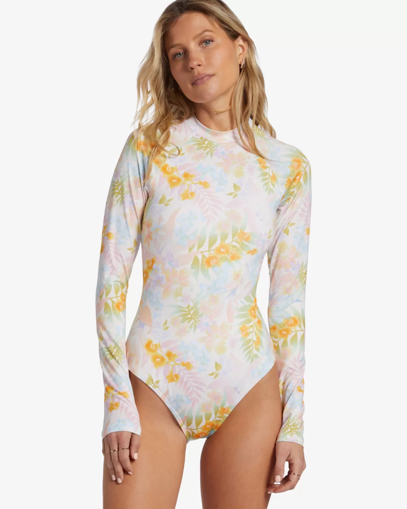 Femme Billabong Tout Le Surf | Billabong Surf Capsule*Peaceful Palms - Maillot une pièce manches longues pour Femme