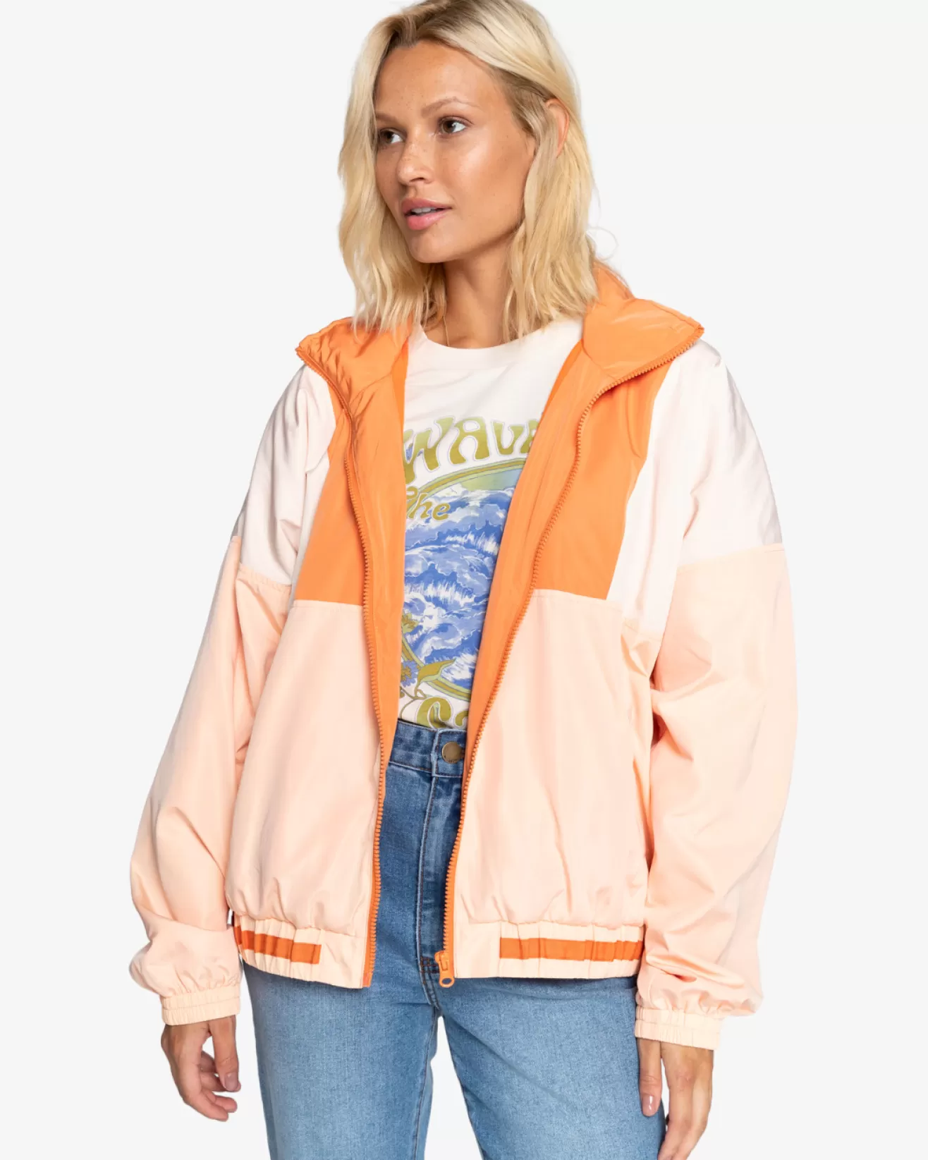 Femme Billabong Dernière Chance | Tous les Bons Plans Femme*Retro Jump - Veste coupe-vent pour Femme