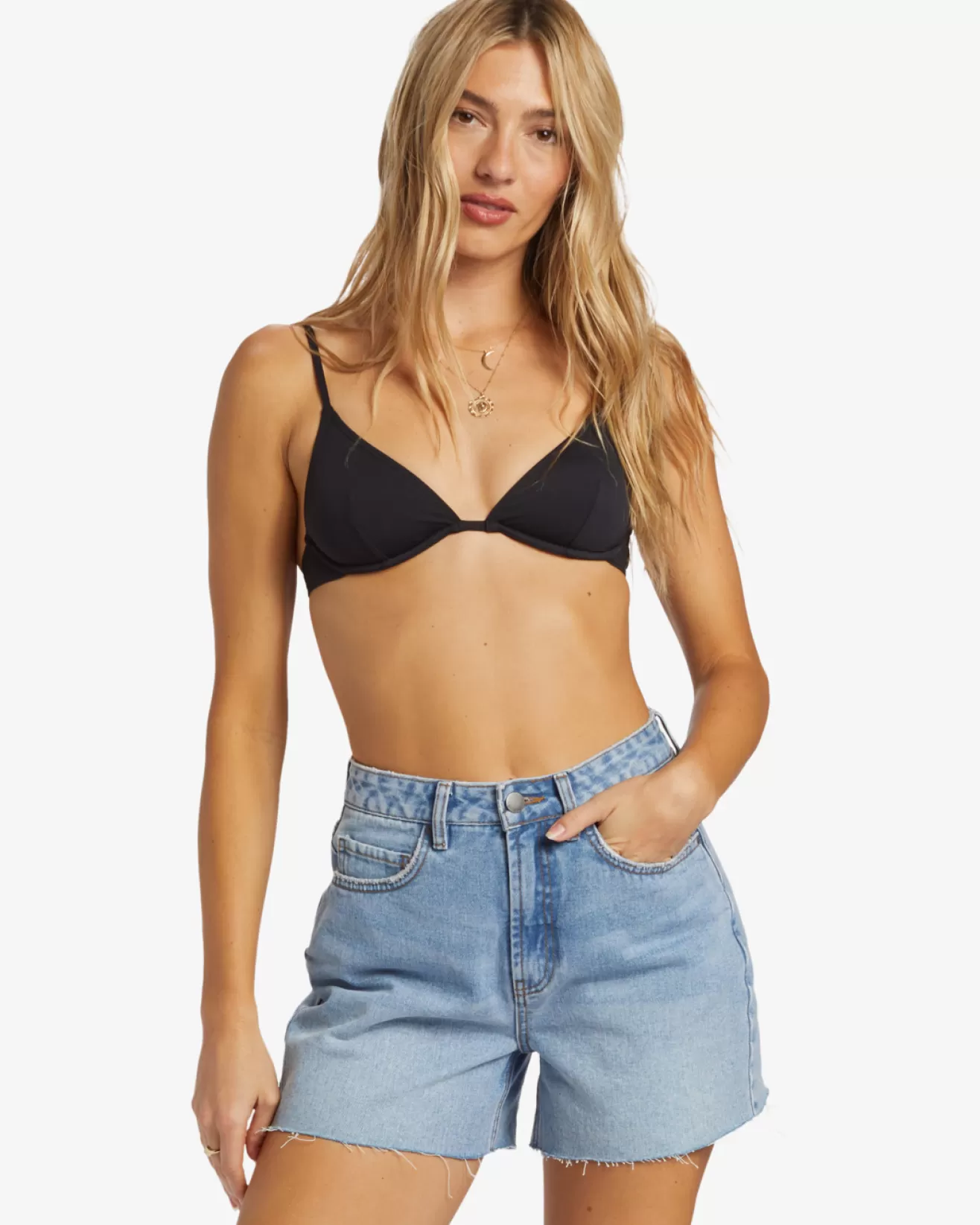 Femme Billabong Shorts & Jupes*Riley - Short en denim pour Femme