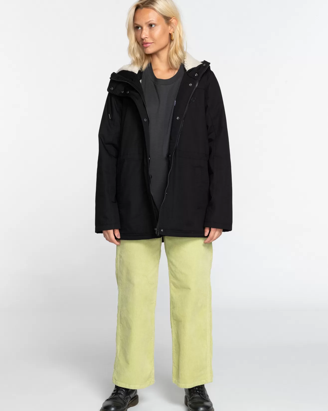 Femme Billabong Tous les Bons Plans Femme | Vêtements*Simply The Best - Parka doublée en sherpa pour Femme