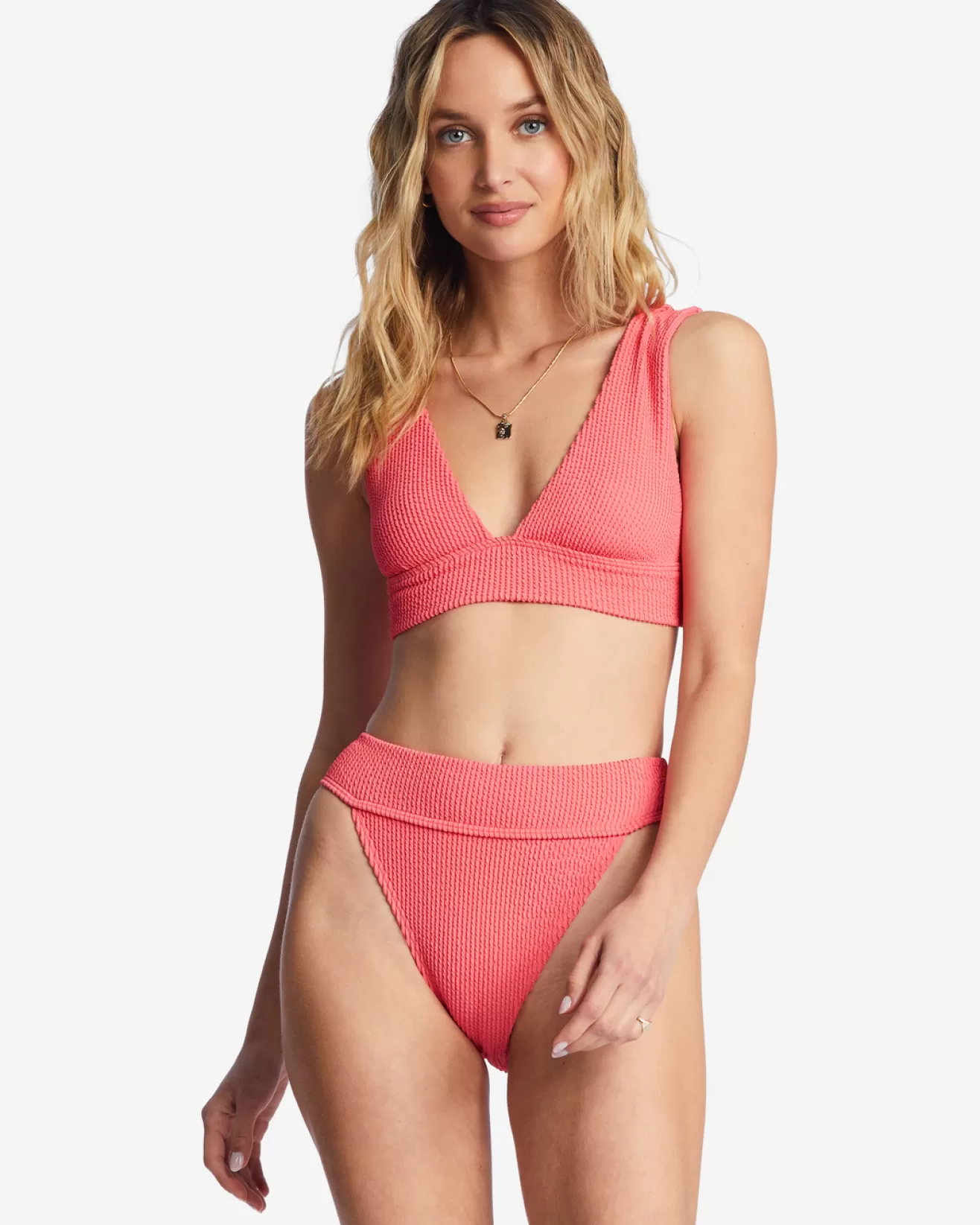 Femme Billabong Tous les Bons Plans Femme | Swim*Summer High - Haut de bikini coupe Plunge pour Femme