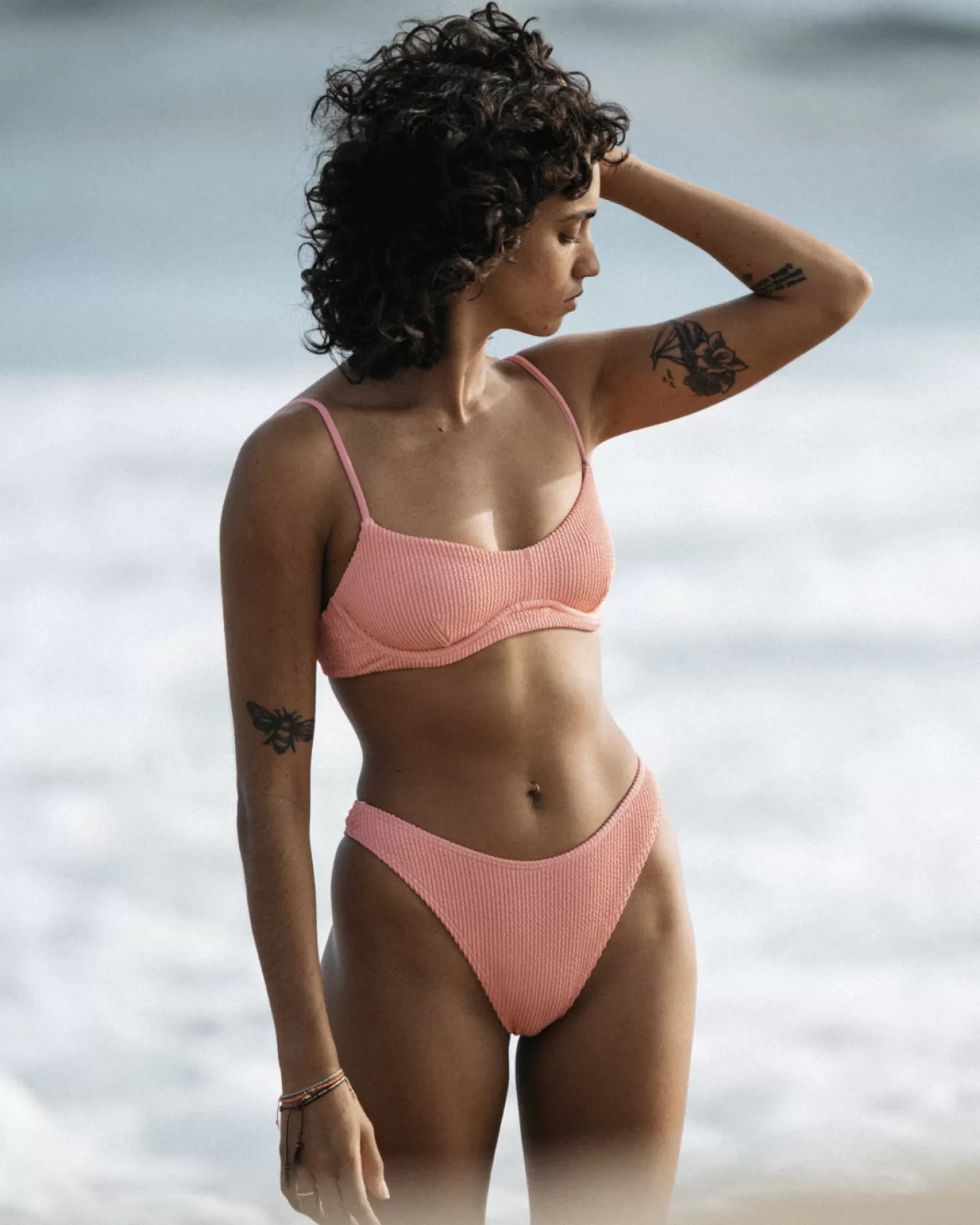 Femme Billabong Return To Paradise | Bas de Bikini*Summer High Hike - Bas de maillot échancré pour Femme