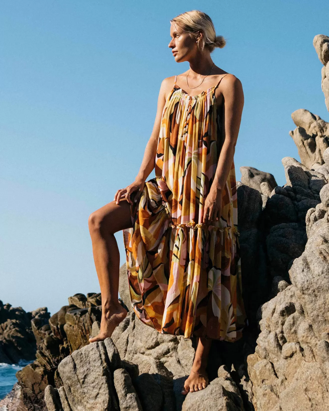 Femme Billabong Return To Paradise | Vêtements de Plage*Sun Follower - Robe de plage mi-longue pour Femme