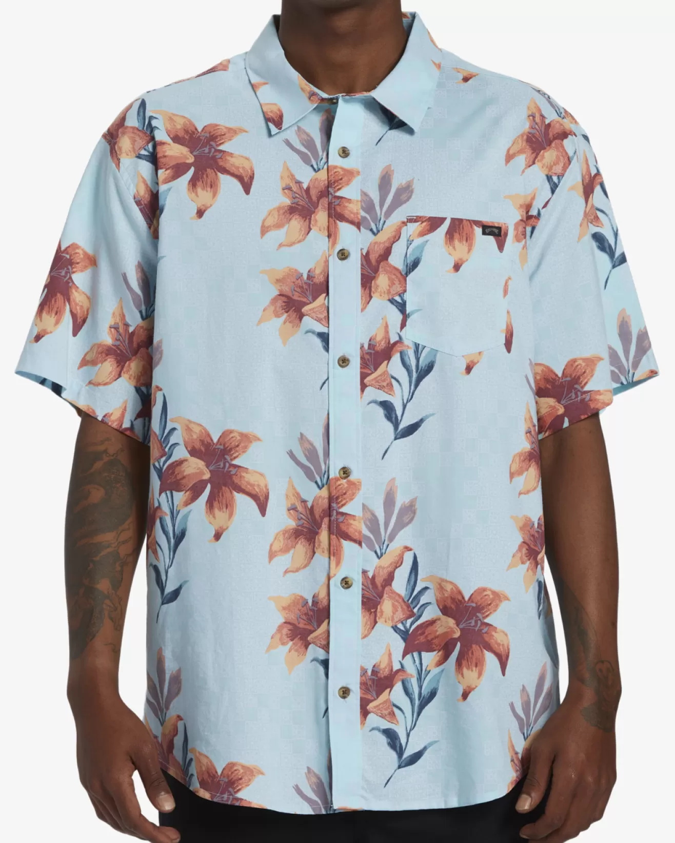 Homme Billabong No Fixed Address | Chemises*Sundays - Chemise manches courtes pour Homme