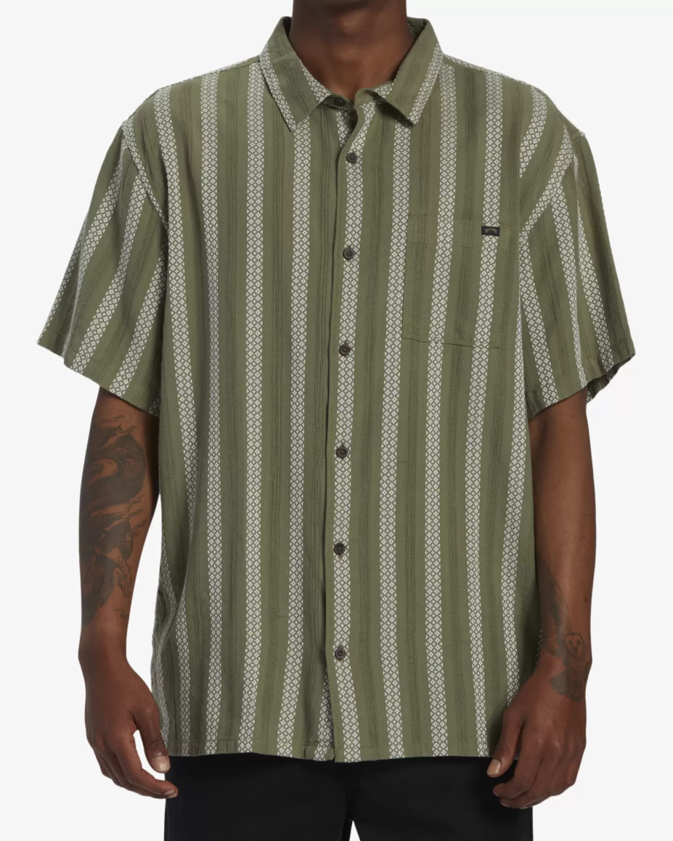 Homme Billabong No Fixed Address | Chemises*Sundays Jacquard - Chemise manches courtes pour Homme