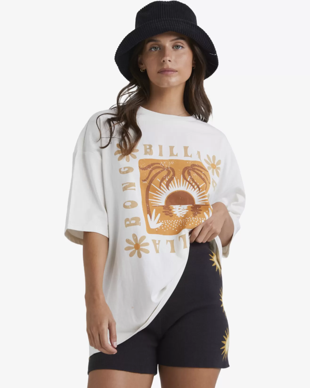 Femme Billabong T-Shirts | Return To Paradise*Sunset Beach - T-shirt oversize pour Femme