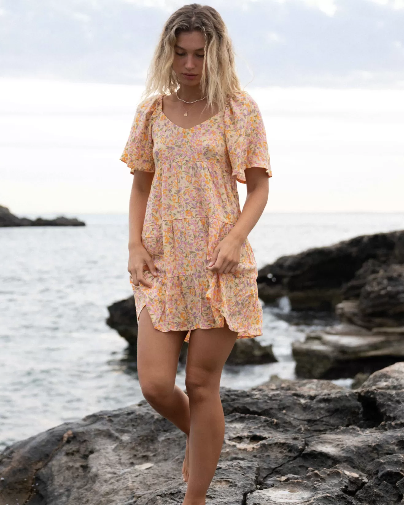 Femme Billabong Tous les Bons Plans Femme | Vêtements*Take A Chance - Robe babydoll pour Femme