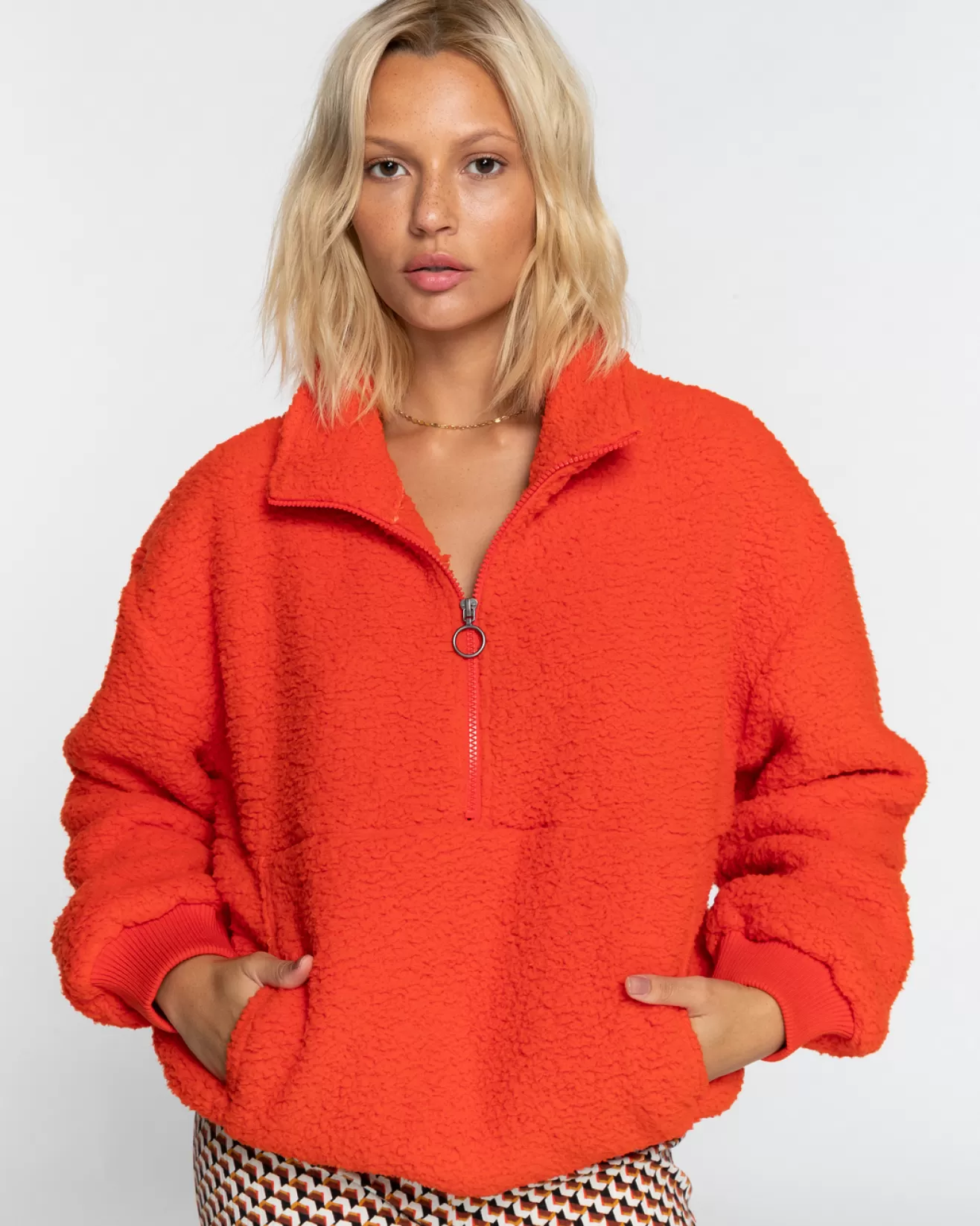 Femme Billabong Tous les Bons Plans Femme | Vêtements*Time Off - Polaire demi-zip pour Femme