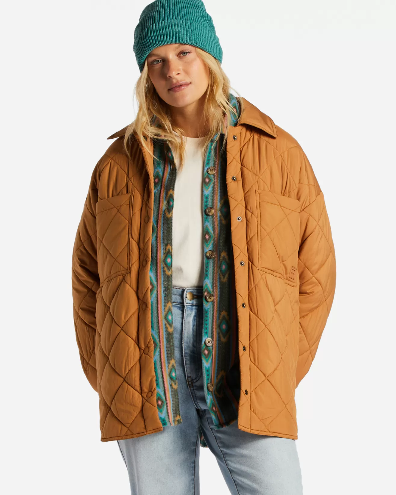 Femme Billabong Eco Shop | Vestes & Manteaux*Transport Shacket - Surchemise boutonnée pour Femme